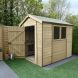 Forest Garden Tongue & Groove Apex Shed - 8' x 6'