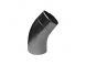 Zinc Round Downpipe Bend - 40 Degree x 80mm