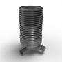 Inspection Chamber Set - 600mm Diameter x 1510mm Depth with 150mm Channel & 150mm Inlets