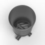 Inspection Chamber Set - 600mm Diameter x 1510mm Depth with 150mm Channel & 150mm Inlets