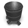 FloPlast Inspection Chamber Set with Polypropylene Cover - 450mm Diameter For 110mm Drainage