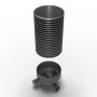 Inspection Chamber Set - 600mm Diameter x 1510mm Depth with 150mm Channel & 150mm Inlets