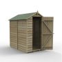 Forest Garden Apex Overlap Shed - No Window - 6' x 4'