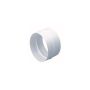 Monsoon Round Ventilation Duct Straight Connector - 125mm