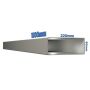 Monsoon Rectangular Ventilation Ducting Flat Duct - 220mm x 90mm x 1.5mtr