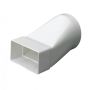 Monsoon Rectangular Ventilation Duct Round to Rectangular Adaptor - 220mm x 90mm