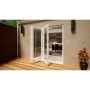 Aluminium Bifold Door - 2100mm White - 3 Left