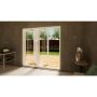 Aluminium Bifold Door Part Q Compliant - 2100mm White - 3 Right