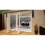 Aluminium Bifold Door Part Q Compliant - 3000mm White - 3 Left