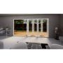 Aluminium Bifold Door - 4200mm White - 5 Left