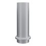 Lindab Aluminium Drain Shoe - 87mm Silver Metallic