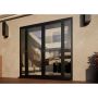 Aluminium French Door - 1500mm Anthracite Grey Open Out - 2x 300mm Sidescreens