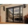Aluminium French Door - 1800mm Anthracite Grey Open Out - 2x 300mm Sidescreens