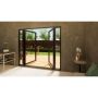 Aluminium French Door - 1800mm Anthracite Grey Open Out - 2x 300mm Sidescreens