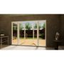 Aluminium French Door - 1800mm White Open Out - 2x 600mm Sidescreens
