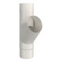 Lindab Aluminium Pipe Branch - 100mm White