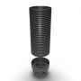 Inspection Chamber Set - 600mm Diameter x 2415mm Depth with 110mm Channel & 110mm Inlets