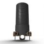 Inspection Chamber Set - 450mm Diameter x 1550mm Depth with 160mm Channel & 160mm & 110mm Inlets