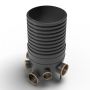 Inspection Chamber Set - 450mm Diameter x 1030mm Depth with 160mm Channel & 160mm & 110mm Inlets