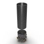 Inspection Chamber Set - 450mm Diameter x 2015mm Depth with 160mm Channel & 160mm & 110mm Inlets