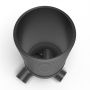 Inspection Chamber Set - 600mm Diameter x 1570mm Depth with 225mm Channel & 225mm Inlets