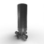 Inspection Chamber Set - 600mm Diameter x 2350mm Depth with 225mm Channel & 225mm Inlets