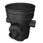 Catchpit Chamber Base - 450mm Diameter For 225mm Twinwall with 150mm Inlets