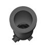 Catchpit Chamber Set - 450mm Diameter x 2000mm Height For 225mm Twinwall with 150mm Inlets