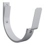 Lindab Aluminium Gutter 70mm Flex-Fit Fascia Bracket - 125mm Silver Metallic