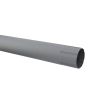 Lindab Aluminium Intermediate Pipe - 100mm x 1mtr Silver Metallic