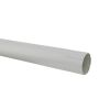 Lindab Aluminium Intermediate Pipe - 75mm x 1mtr White