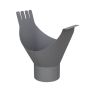 Lindab Aluminium Gutter Outlet 87mm - 125mm Silver Metallic