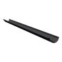Lindab Half Round Aluminium Gutter - 125mm x 3mtr Black