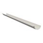Lindab Half Round Aluminium Gutter - 150mm x 3mtr White