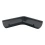 Lindab Aluminium Gutter Internal Angle 90 - 150mm Anthracite Grey