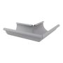 Lindab Aluminium Gutter External Angle 135 - 125mm Silver Metallic