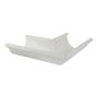 Lindab Aluminium Gutter External Angle 135 - 125mm White