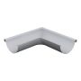Lindab Aluminium Gutter External Angle 90 - 150mm Silver Metallic