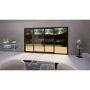 Aluminium Sliding Door - 3600mm Grey - Left Hand Slide & Right Hand Fixed