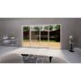 Aluminium Sliding Door - 3600mm White - Left Hand Slide & Right Hand Fixed