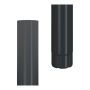 Lindab Aluminium Downpipe - 100mm x 3mtr Anthracite Grey