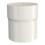 Lindab Aluminium Pipe Connector - 100mm White