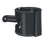 Lindab Aluminium Downpipe Bracket - 100mm Anthracite Grey