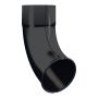 Lindab Aluminium Pipe Shoe - 100mm Black