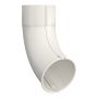 Lindab Aluminium Pipe Shoe - 75mm White