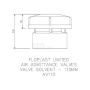 FloPlast Air Admittance Valve Internal - 110mm White