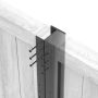 Durapost Composite Fencing Post - 2700mm Anthracite Grey