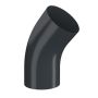 Lindab Steel Conical Downpipe Bend 45 - 100mm Anthracite Grey