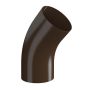 Lindab Steel Conical Downpipe Bend 45 - 75mm Brown