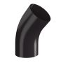 Lindab Steel Conical Downpipe Bend 45 - 75mm Coffee Brown